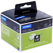 DYMO ETIQUETA LW 36x89mm TRANSPARENTE 1x260-PACK 99013 S0722410